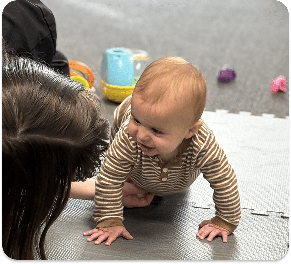 child crawling